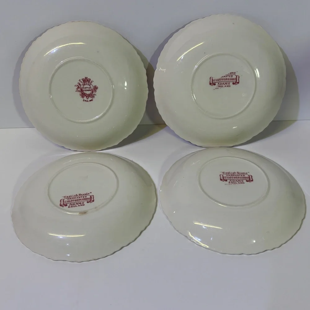 Adams England Red and White English Scenic Collection